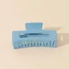Amazon Pinza Rectangular de Color Caramelo Huiyun Pinza de Tiburón Mate Pinza Simple para el Cabello Pinza para Volumen Grande de Cabello
