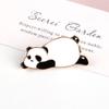 Pinza para el pelo de oso panda de dibujos animados japoneses súper linda Pinza para flequillo de conejo popular en Internet Pinza lateral linda Accesorios para la cabeza coreanos
