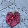 Antúrio Artificial Rosa e Branco Toque Realista 3D Flores Artificiais de Casamento Decoração Macia Flores Falsas para Casa Atacado
