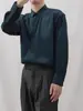Camisa de Chifón Ligera para Mujer, Manga Larga, Holgada, Moderna, Madura, sin Planchar, con Caída, Sedosa, Color Sólido, Negro y Blanco