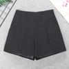 Calças Versáteis de Lã de Perna Larga 2025 Inverno Feminino Soltas Linha A Casuais para Roupa Exterior e Leggings 8350