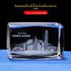 Artesanato Criativo em Escultura de Cristal Souvenir Turístico de Hong Kong Modelo de Edifício Ornamentos Fabricação de Vários Modelos de Piso de Marcos