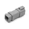 Conector automotivo DT06-2S-E008 conector à prova d'água DT04-12PA-E008 macho e fêmea plug de alta cobertura