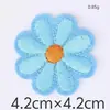 Exquisitos e Versáteis DIY Decorativos Coloridos Margarida Coração de Pêssego Bordado em Computador Adesivos de Tecido Patch Adesivos para Roupas Bolsas Venda por Atacado