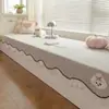 Alfombrilla para Mirador de Chenilla 2025, Herramienta Mágica para Renovación de Repisa de Ventana, Adecuada para Todas las Estaciones, Alfombrilla para Balcón de Dormitorio, Antideslizante Fijo, Perro Lindo de Invierno