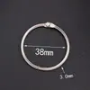 Suministros del Fabricante Anillo Metálico para Libros Hebilla para Hojas Sueltas Anillo Abierto Anillo para Álbum de Fotos Anillo para Hojas Sueltas Hebilla para Encuadernación de Libros de Papelería Anillo para Tarjetas