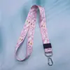 20mm gatito caricatura correa para teléfono móvil colgante colgante funda de teléfono con cuerda para el cuello lindo portátil