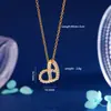 Collar sencillo de amor estilo coreano para mujer, estilo ins transfronterizo, con circonita, temperamento de moda, cadena para clavícula, joyería de temperamento