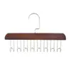 Perchero Multifuncional para Ropa Interior y Chalecos, Solución de Almacenamiento para el Hogar y el Dormitorio, Gancho de Madera, Perchero con Forma de Ola con 8 Ganchos