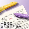 Fita Corretiva Criativa Zhencai para Estudantes, Durável e Portátil, Grande Capacidade, Fita Corretiva de Alta Estética no Estilo Caneta