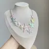 Nuevo Collar de Estrellas de Mar y Conchas Estilo Resort junto al Mar, Exquisito y Único Collar de Moda Versátil Estilo Resort
