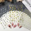 Belleza Total Transfronteriza Arte de Uñas Pegatinas 3D Ins Estrella Dorada y Plateada Estrella de Cinco Puntas Pegatinas para Uñas