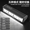 Luz de Bicicleta de 4 Luces Recargable por USB Faro de Aleación de Aluminio 2300 Lúmenes Alta Brillez Para Ciclismo Nocturno Ciclismo al Aire Libre Equipo de Luz Nuevo