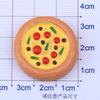 Dibujos Animados Nuevo KT Pizza Comida Juego diy Pegamento Crema Funda para Teléfono Móvil Pegatina para Refrigerador Cordón para el Cabello Pasador para el Cabello Accesorios de Joyería de Resina