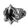 Anillo de Plata Chiba Tai Vintage Desgastado Moderno Moda Garra de Águila Zirconia Dedo Índice Nicho Anillo Abierto Unisex Versátil