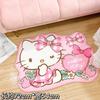 Tapete higiênico fofo em formato de cashmere da Sanrio, tapete antiderrapante absorvente para banheiro, tapete para pés de secagem rápida