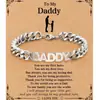 Pulseira Personalizada de Aço Inoxidável para Comércio Exterior Transfronteiriço 2025, Design de Corrente Cubana Grossa Colorida de Aço, Moda e Simplicidade, Joia Masculina