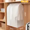 Funda para ropa, bolsa de polvo transparente, uso doméstico, lavable, funda para colgar ropa, ampliada y engrosada, funda para armario a prueba de humedad