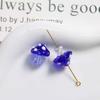 Punto Ola de Color Irregular Semipermeable Perforado Esmaltado Champiñón con Cuentas Pulsera DIY Collar Pendientes Pendientes Accesorios