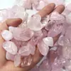 Cristal rosa natural pedra de polimento para aromaterapia pedra de desmagnetização aquário purificação cascalho de ágata