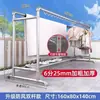 Tendedero de Ropa de Acero Galvanizado con Ruedas Giratorias 360°, para Balcón de Casa, Uso en Exteriores, Tendedero Vertical a Prueba de Viento.