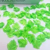 Bolsa de material para manualidades DIY con cuentas, material MPS de 24 mm, hojas de uva, cuentas acrílicas, cuentas sueltas
