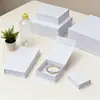 Caja de Regalo Blanca de Venta Directa, Caja Universal de Almacenamiento Cuadrada de Papel Laminado Impermeable, Caja de Empaque Magnética con Tapa abatible en Stock