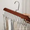 Nuevos Percheros de Alta Gama 2024, Perchas para Tirantes, Ropa Íntima, Perchas para Ropa Interior, Perchas para Mujer, Perchas de Doble Gancho, Perchas de Madera al por Mayor