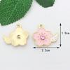 Fabricante de Accesorios de Joyería de Estilo Floral, Venta al por Mayor de Joyería DIY Hecha a Mano de Aleación, Accesorios de Joyería DIY con Goteo de Aceite Transfronterizo