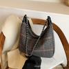 Bolso Pequeño de Cadena a Cuadros de Moda para Mujer Este Año 2026 Nuevo Bolso Tote Cruzado de Hombro Único de Venta Caliente Transfronteriza