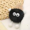 Lindo elfo de piel de conejo de imitación de dibujos animados transfronterizos, bola de carbón pequeña, bolsita para muñecas, accesorios colgantes, accesorios, accesorios