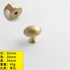 Ventas Directas de Fábrica Nórdico Lujo Ligero Latón Manija para Puerta de Gabinete Cajón Gabinete para Vinos Sencillo Oro Francés Manija de un Agujero