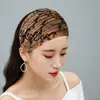 Bufanda de Verano Delgada para el Cabello para Cubrir Canas y Cabello Roto para Mujeres, Diadema de Encaje Ultradelgada de Ala Ancha, Diadema de Presión para el Cabello para Salir, Diadema para Lavarse la Cara