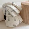 Manta de algodón tejida con patrón de nubes de grado A para otoño e invierno, adecuada para camas individuales o dobles, lavable a máquina, suave y cómoda para dormir, engrosada para abrigar, e ideal para primavera, otoño e invierno