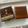 Caja de Empaque para Pulsera de Joyería Antigua de Oro de Alta Gama Caja de Colección de Juguete Cultural Regalo Pulsera de Jade Retro