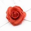 Flor artificial 7CM cabeza de flor rosa flor de espuma PE decoración de boda DIY guirnalda decoración de pastel producción de bola de flores