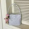 2026 Nuevo Bolso Cubo Casual Versátil de Lunares Retro Bolso de Hombro de Gran Capacidad para Mujer Bolso Cruzado