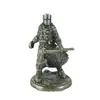 Cobre Blanco Retro Modelo de Guerrero Soldado Medieval Europeo Hecho a Mano Piezas de Ajedrez para Juegos de Mesa Adornos para el Interior del Coche Juguetes para Niños
