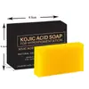 Sabonete de Ácido Kojico com Cúrcuma Transfronteiriço 100g Sabonete de Mamão Filipino Sabonete de Óleo Essencial de Limpeza Sabonete para Banho Hidratante Sabonete Artesanal Comércio Exterior
