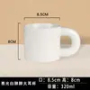 Taza Gordita Taza de Cerámica Nicho Simple Asa Grande de Oreja Taza de Agua de Cerámica Hecha a Medida LOGOTIPO Regalo de Hotel
