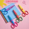 Tijeras de Encaje Coloridas Que No Lastiman las Manos, Tijeras Manualidades DIY para Niños, Herramientas de Corte de Papel, Herramientas de Corte de Papel para Arte de Jardín de Infancia