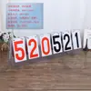 Marcador juego de baloncesto placa de matrícula placa de matrícula personalizada fabricante venta directa billar plástico ecológico PVC