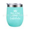 Taza Térmica de 12 oz, Linda Taza de Café de Acero Inoxidable 304, Regalo para Mujeres, Vaso para Hielo de 20 oz, Copa de Vino Tinto, Logo Personalizado