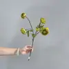 5 Rosas de Té Pequeñas Simuladas, Flores de Té, Flores Artificiales, Flores para Boda, Decoración de Salón de Bodas Hotel, Decoración Suave, Ramo de Novia