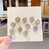 Conjunto de alfinetes de cintura para calças artefato de cintura fixador de roupas saia fivela anti-luz broche de pérola atacado feminino