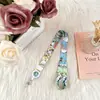 Cartoon Card Holder Estudante Easy Pull Buckle Bus Card Holder Multifuncional Subway Card Holder Telescópico Lanyard Keychain Rice Card Holder