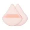 Esponja de Terciopelo Triangular para Polvos, Disponible, Ultra Suave, No Absorbe el Polvo, Doble Cara para Fijar Maquillaje, Venta al por Mayor
