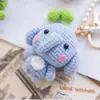 Muñecas de Animales Tejidas a Crochet Hechas a Mano, Juguetes de Hilo Terminados, Colgantes de Llavero de Muñecas Lindas, Regalos Tradicionales Hechos a Mano