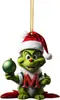 Decoraciones del Alfabeto del Grinch de Amazon Decoraciones para Árbol de Navidad Adornos Colgantes