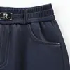 Jeans Mom de Pierna Recta Primavera y Otoño 2026 Nuevos de Cintura Alta Casual para Mujeres de Mediana Edad y Mayores Pantalones Sueltos Otoño e Invierno Jeans con Forro de Terciopelo